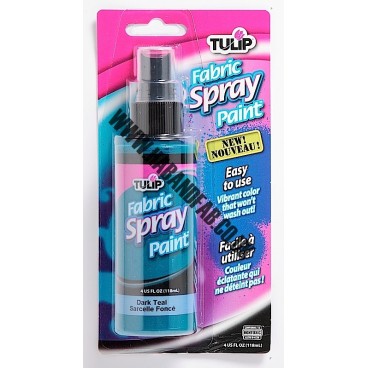 Tulip Fabric Spray 4oz - Dark Teal