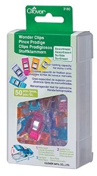 Clover Wonder Clips Pack of 50 No Pins Required! 
