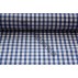 Polyester Gingham 45" (1.14m) wide - Royal Blue (1/4" Squares)