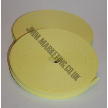 Bias Binding 1" (25mm) - Yellow - Roll