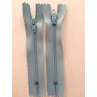 Nylon Zips 8" (20cm) - Light Blue