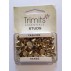 Sew on Studs - Gold 8mm