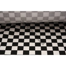 Apron Fabric - 60" (1.5m) wide - Black & White Squared