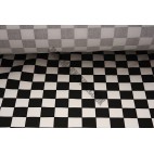 Apron Fabric - 60" (1.5m) wide - Black & White Squared - Back in stock in August