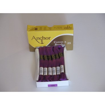 Anchor Cotton a Broder - Purple (100)