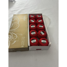 Anchor Perle Cotton - No 8 - Red Only (46)