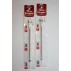 Metal Zips 4" (10cm) - White