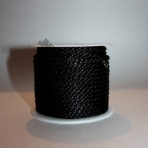 Crepe Cord - Black - Roll Price (5700)